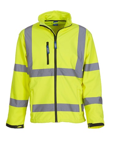 YOK-HVK09-Hi-Vis 2 Bands et Braces Softshell Jacket